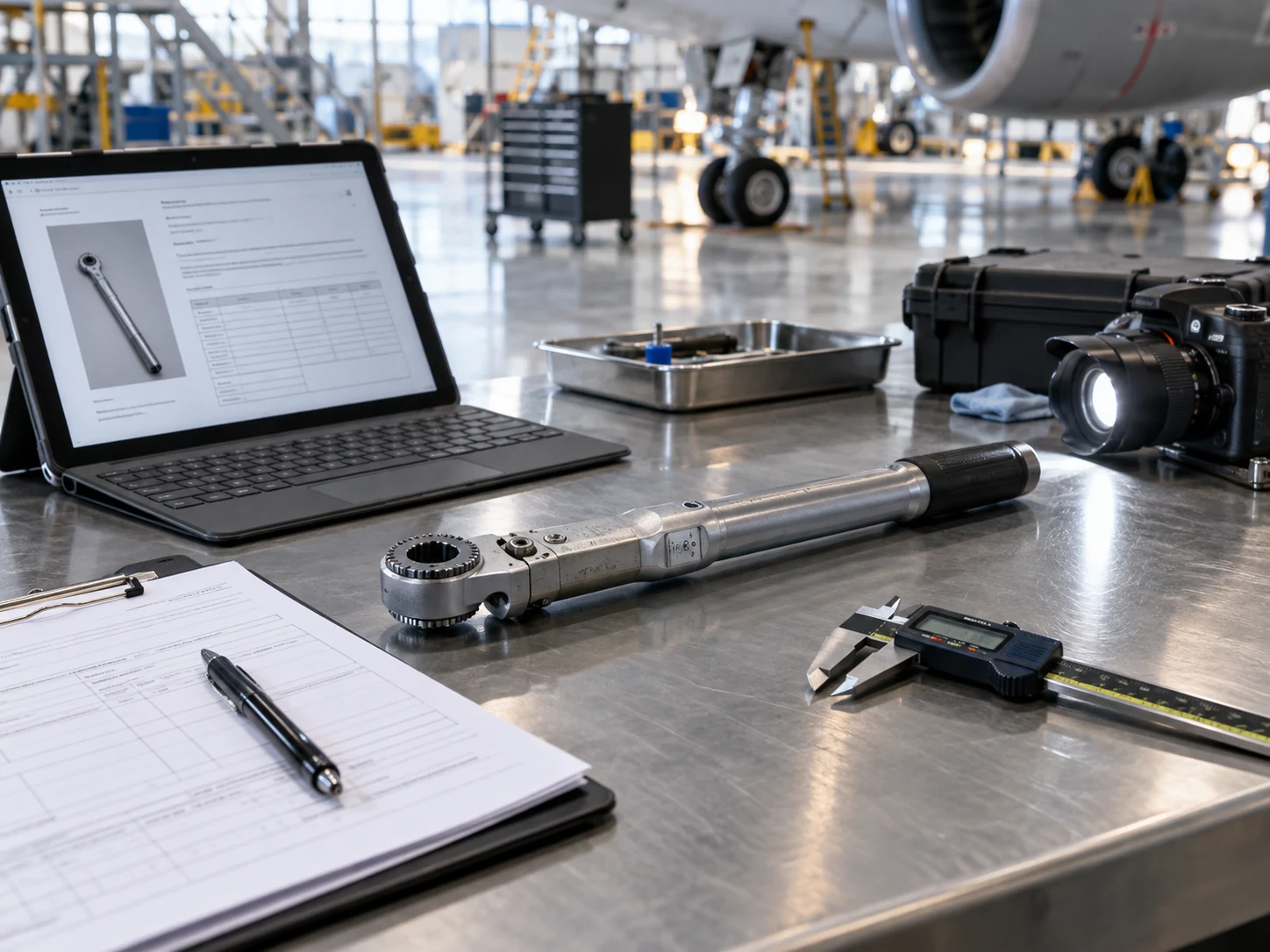 Aviation tooling documentation and inspection process